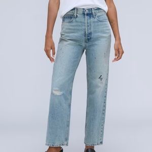 Everlane 90’s Way High Jean - Paint Splatter